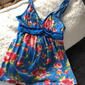 Loose, flowery Abercrombie shirt